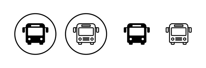Bus icon vector illustration. bus sign and symbol. transport symbol