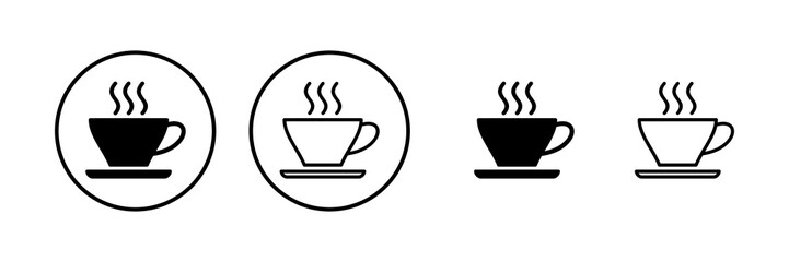 coffee cup icon vector illustration. cup a coffee sign and symbol