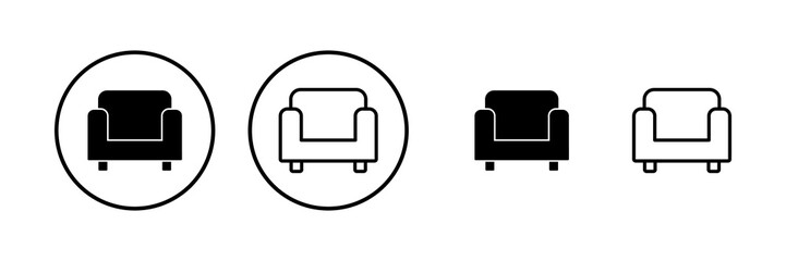 Sofa icon vector illustration. sofa sign and symbol. furniture icon