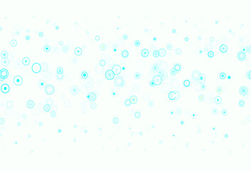 Fototapeta na wymiar Light Blue, Green vector pattern with spheres.