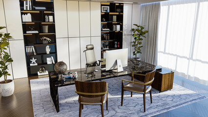 inside luxeries busines office