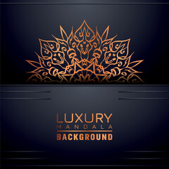 Luxury ornamental mandala background, arabesque style