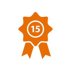 Ribbon icon vector logo design template