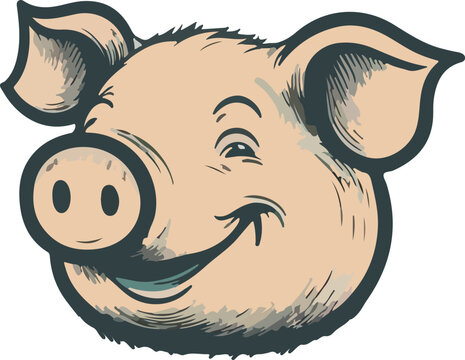 Cartoon Pig Face Images – Browse 32,364 Stock Photos, Vectors, and Video |  Adobe Stock