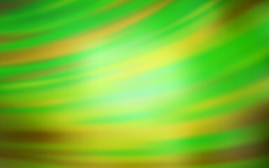 Light Green vector texture with bent lines.