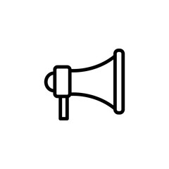 Megaphone icon vector logo design template