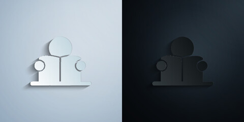 reading book paper icon with shadow vector illustration