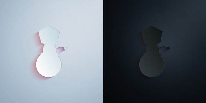 lion on ball colored paper icon with shadow vector illustration