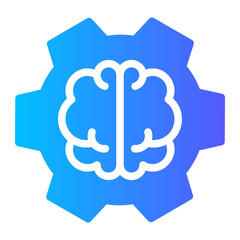 brain gradient icon