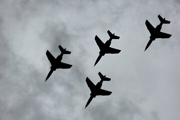 Fighter Jet Plane Flying By