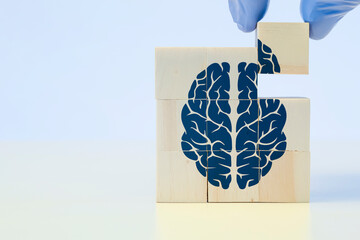 Concept for mental health, alzheimer awareness, seizure disorder, happy hormones, brain chemicals,...