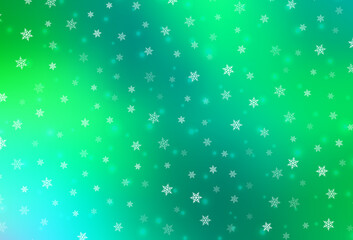 Light Green vector texture in birthday style.