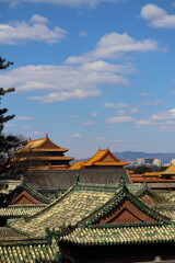 Obraz premium Beijing Palace Museum, 2019, historical building