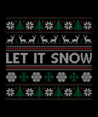 Let It Snow Christmas Design