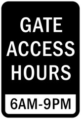 Obraz premium Keep gate closed sign and labels