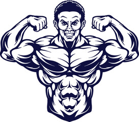 The Man Power Strong Silhouette Vector illustrations for your work Logo, mascot merchandise t-shirt, stickers and Label designs, poster, greeting cards advertising business company or brands.