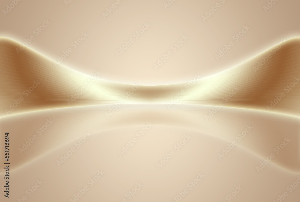 Poster 3d rendering gold product display exhibition futuristic technological spatial background
