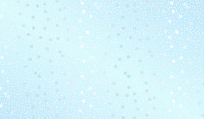 Light Blue Background with Confetti Dots for Winter