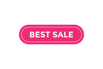 Best sale button web banner template Vector Illustration