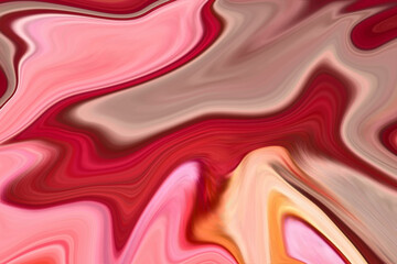 Abstract colorful marble fluid liquid background design.