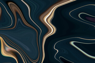 Abstract colorful marble fluid liquid background design.