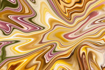Abstract colorful marble fluid liquid background design.
