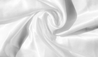 Obraz premium white fabric texture background, abstract