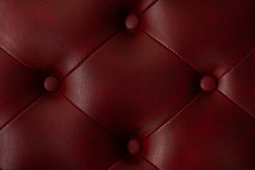 Naklejka premium red sofa texture, close up sofa, luxury design, skin background
