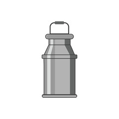 Milk pot, urn or jug vector illustration