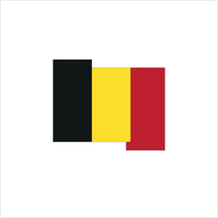 Belgian flag in the wind
