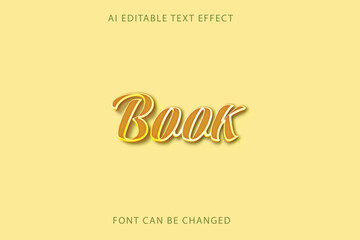 Book text effect