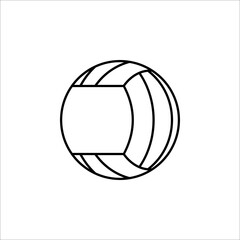 Volley ball icon vector style trendy on white background
