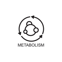 Obraz premium metabolism icon , medical icon vector