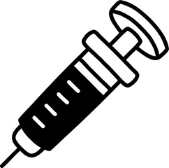 Hand Drawn syringe illustration