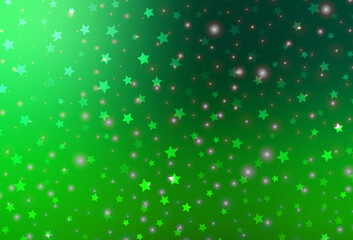 Dark Green vector template in carnival style.