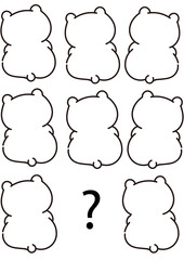 Curious cute baby bears. png