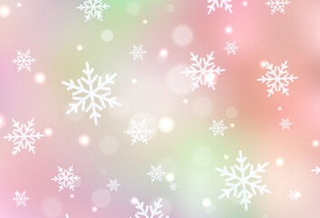 Light Pink, Yellow vector layout in New Year style.