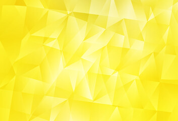 Light Yellow vector pattern with polygonal style.