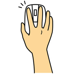 手　マウスの操作
