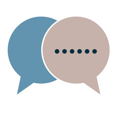 colorful speech bubble