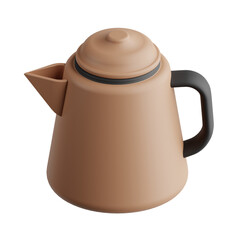 3d coffee pot