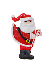 Christmas gift elements on white background, christmas, winter, new year concept,