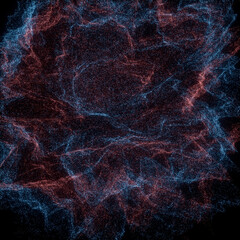 3d rendering different abstract picture