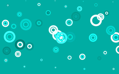 Light Green vector texture with disks.