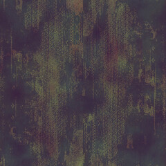 rusty vintage has worn shabby patchwork motif tiles seamless pattern design, endless repeat