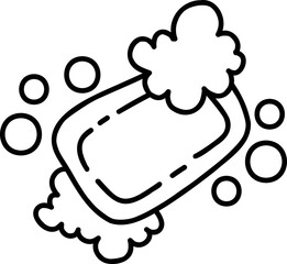 Hand Drawn bar soap illustration