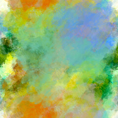 Obraz na płótnie Canvas Abstract multicolor blurred paint background Bright summer natural shades palette