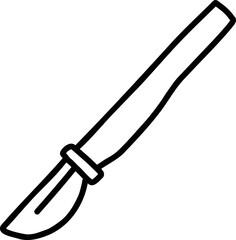 Hand Drawn scalpel for doctor illustration