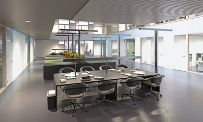 Modern office with open space