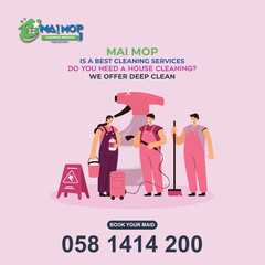 Home Cleaning Services Mop Online Delivery